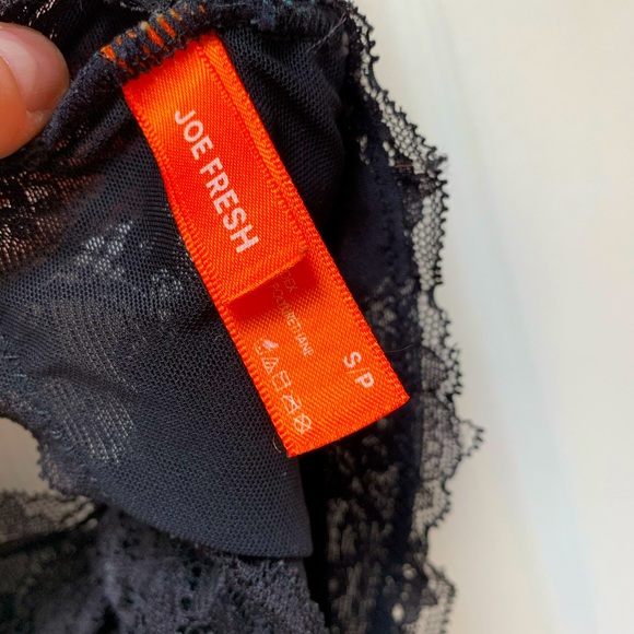 Free w another item: Black Lace and Mesh Bralette - Picture 4 of 5
